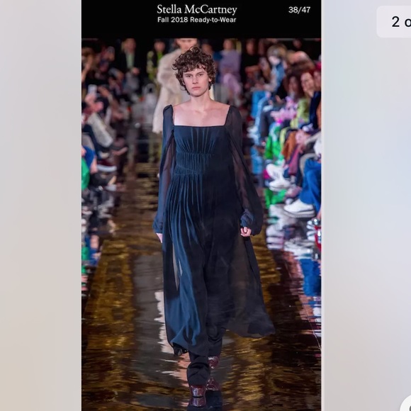 Stella McCartney Dresses & Skirts - STELLA MCCARTNEY BLACK BACKLESS TUNIC SIZE SMALL